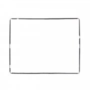 Рамка тачскрина для Apple iPad 4 (черная)