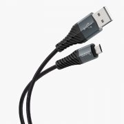 Кабель HOCO X38 Cool Charging (USB - micro-USB) черный (1 метр)
