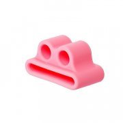 Держатель силиконовый для наушников Apple AirPods (розовый)