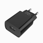 Превью Сетевое зарядное устройство Borofone BA20A Sharp USB с кабелем micro-USB (черное) &mdash; 6