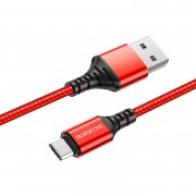 Кабель Borofone BX54 (USB - micro-USB) красный — 1