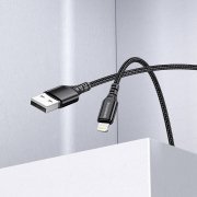 Превью Кабель Borofone BX54 для Apple (USB - Lightning) черный — 4