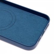 Чехол-накладка - SM002 экокожа SafeMag для Apple iPhone 15 Pro Max (тихоокеанская синяя) — 3