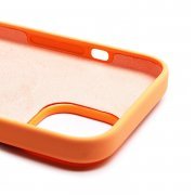 Чехол-накладка ORG Silicone Case SafeMag с анимацией для Apple iPhone 15 (апельсиновый сорбетt) — 3