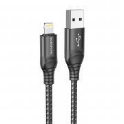 Кабель для Apple Borofone BX56 (USB - lightning) (черный) — 1