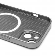 Чехол-накладка ORG SM021 SafeMag для Apple iPhone 15 (титановая) — 2