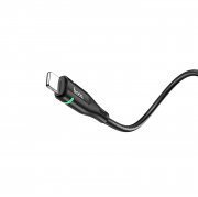 Кабель Hoco U93 для Apple (USB - lightning) (черный) — 3