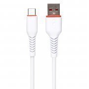 Кабель SKYDOLPHIN S54T (USB - Type-C) (белый) 1 метр