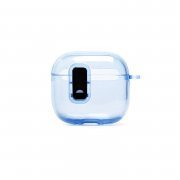 Чехол для кейса Apple AirPods (4-го поколения) (прозрачно-голубая)