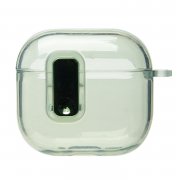 Чехол для кейса Apple AirPods (4-го поколения) (прозрачно-зеленая)