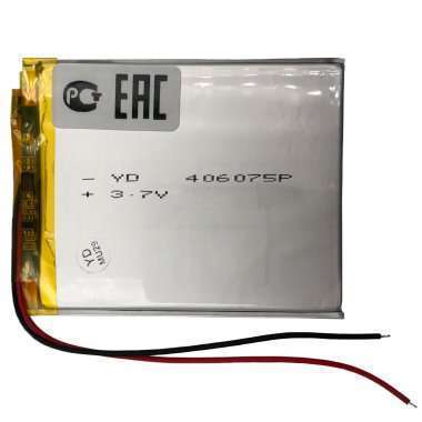 Аккумуляторная батарея универсальная 406075p 3,7v 3000 mAh 4*60*75 мм — 1