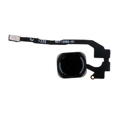 Шлейф для Apple iPhone 5S на кнопку Home в сборе (черный) &mdash; 1