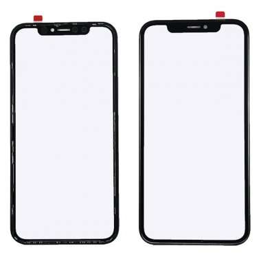 Стекло для Apple iPhone XR с пленкой OCA (черное) &mdash; 2