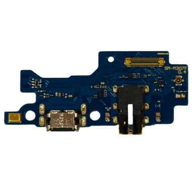 Шлейф для Samsung Galaxy M30s (M307F) плата на разъем зарядки/разъем гарнитуры/микрофон &mdash; 1