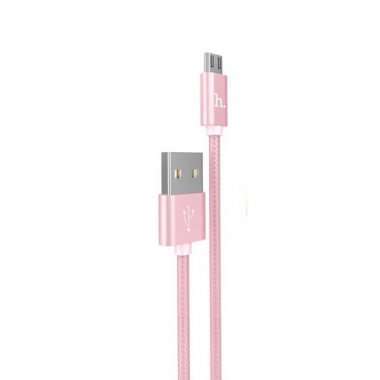 Кабель Hoco X2 Rapid (USB - micro-USB) розовый — 1