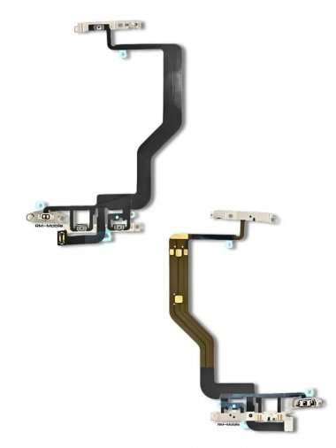 Шлейф для Apple iPhone 12 Pro на кнопку включения/кнопки громкости &mdash; 5