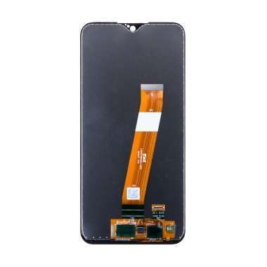 Дисплей с тачскрином для Samsung Galaxy A01 (A015F) (черный) (широкий шлейф) (AA) &mdash; 2
