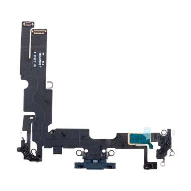 Шлейф для Apple iPhone 14 Plus плата на разъем зарядки/микрофон (черный) Премиум &mdash; 1