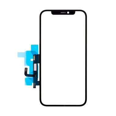 Стекло в сборе с пленкой OCA для Apple iPhone 12 (черное) &mdash; 1