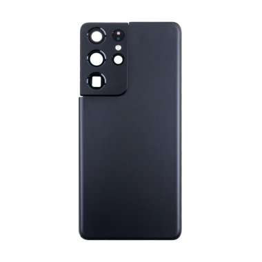 Задняя крышка для Samsung Galaxy S21 Ultra (G998B) (черная) Премиум — 2