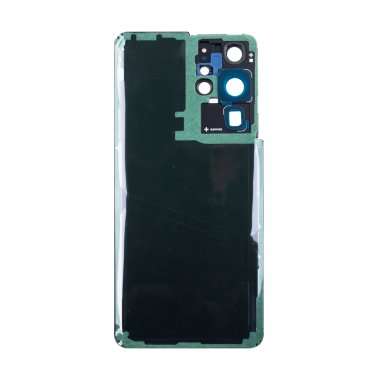 Задняя крышка для Samsung Galaxy S21 Ultra (G998B) (черная) Премиум — 1
