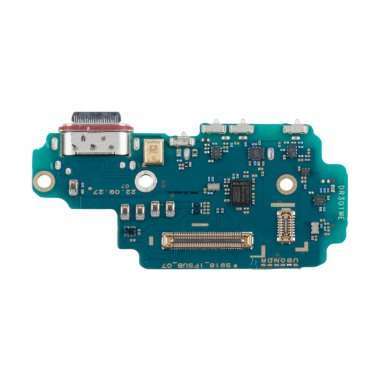 Шлейф для Samsung Galaxy S23 Ultra (S918B) плата на разъем зарядки/разъем SIM/микрофон
