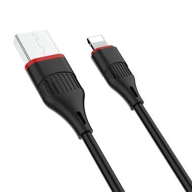 Кабель Borofone BX17 для Apple (USB - lightning) (черный) — 4