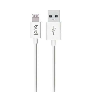 Кабель budi M8J02304 для Apple (USB - lightning) (белый) — 1