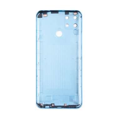 Задняя крышка для Realme Narzo 50A (голубая) — 1