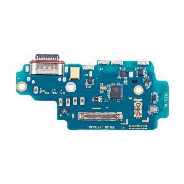 Шлейф для Samsung Galaxy S24 Ultra (S928B) плата системный разъем/разъем SIM/микрофон - Премиум