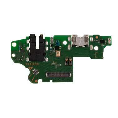 Шлейф для Huawei Honor 10 Lite плата на системный разъем/разъем гарнитуры/микрофон премиум — 2