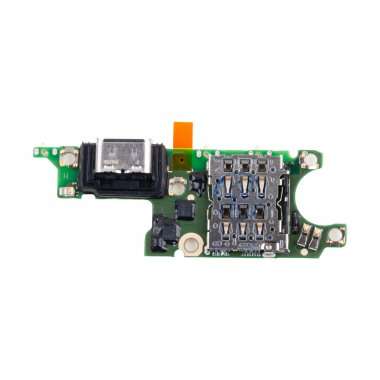 Шлейф для Huawei Honor X9c плата на системный разъем/разъем SIM/микрофон премиум