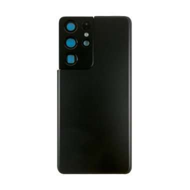 Задняя крышка для Samsung Galaxy S21 Ultra (G998B) (черная) &mdash; 2